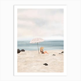 vBeach Morning II Art Print