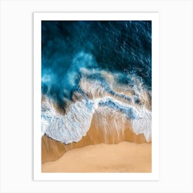 Aerial View Of A Beach 33 Art Print