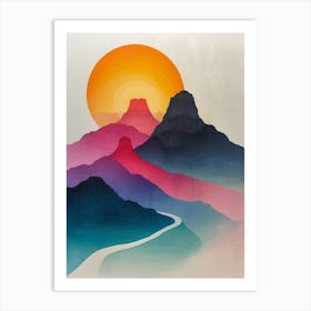 'Sunrise' 73 Art Print