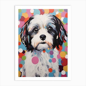 Shih Tzu Pop Art Inspired 4 Art Print