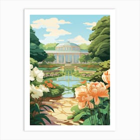 Atlanta Botanical Garden Usa 1 Illustration Art Print