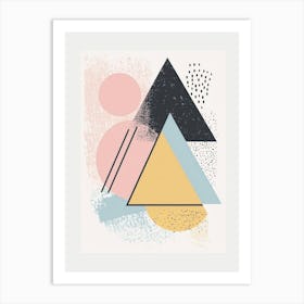 Abstract Triangles 5 Art Print