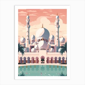 The Sheikh Zayed Mosque Abu Dhabi Art Print