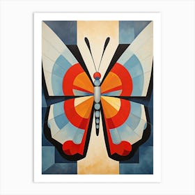 Butterfly Abstract Pop Art 1 Art Print