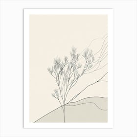 Tree In The Wind Art Print