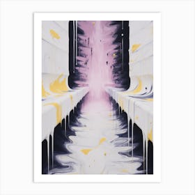 'The Tunnel' Abstract Art Art Print