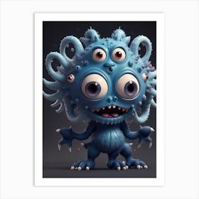 Monster 3d 5 Art Print