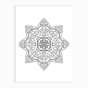 Snowflake Art Print