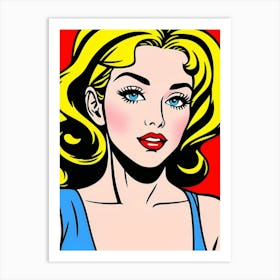 The Power of Pop: A Close-Up of Vibrant Confidence Pop Art 1 Art Print