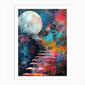 Stairway To The Moon Art Print