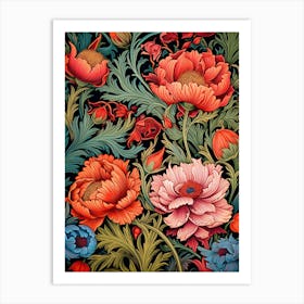 Floral Pattern 12 Art Print