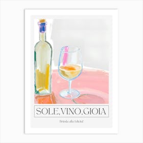 Solo Vino Gia Art Print