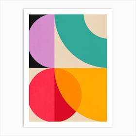 Art of circles in harmony 25 Art Print