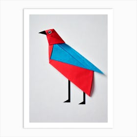 Turkey Origami Bird Art Print