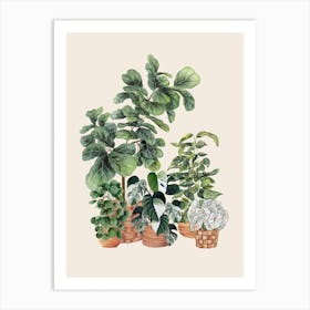 House Plants Club 2 Art Print