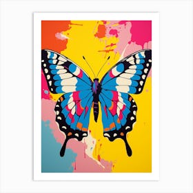 Pop Art Swallowtail Butterfly  1 Art Print