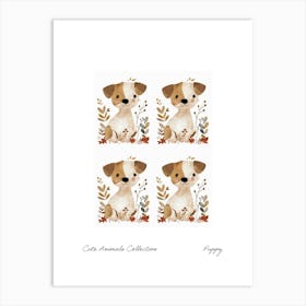 Cute Animals Collection Puppy 3 Art Print