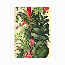 Jungle 5 Botanicals Art Print