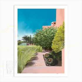 Mediterranean Garden Art Print