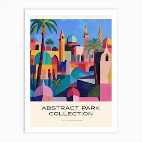 Abstract Park Collection Poster Al Azhar Park Cairo Egypt 4 Art Print