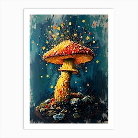 Mushroom Painting 8 Art Print