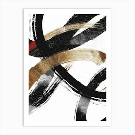 Abstract Brushstrokes Canvas Print 29 Art Print