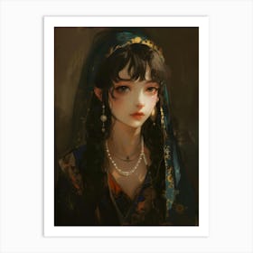 Chinese Girl Art Print