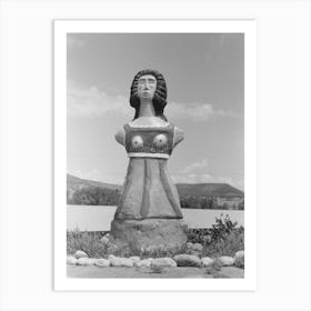 Untitled Photo, Possibly Related To Colored Statue, Work Of Cimarron, New Mexico, Artist By Russell Lee Art Print