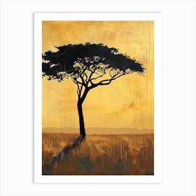 Acacia Tree, Africa Art Print