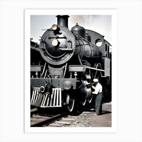 The Old Railroad Reimagined 5 Art Print