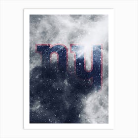 New York Giants Football Art Print