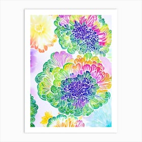 Broccoli Marker vegetable Art Print