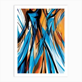 Abstract Dancers Art Print