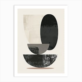 Hpa An Stone Park Bauhaus Minimalist Art Print