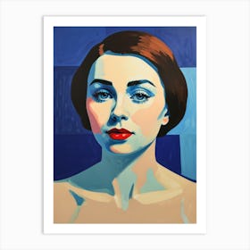 Portrait Of A Woman 10 Art Print