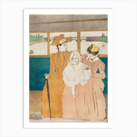 In The Omnibus (1890 1891), Mary Cassatt Art Print