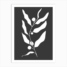 Eight Leaves Art Print