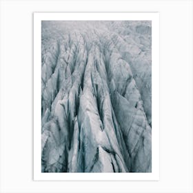 Ice Cold Glacier Art Print