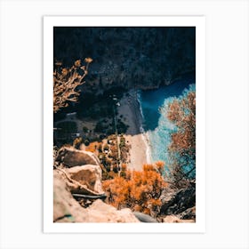 View From A Cliff Art Print