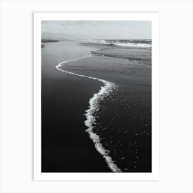 Black and White Shore Art Print