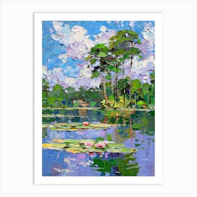 Lily Pond 2 Art Print