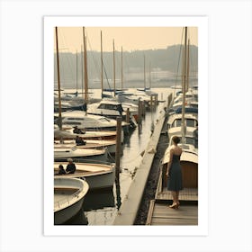 The Old Marina ~Reimagined 28 Art Print