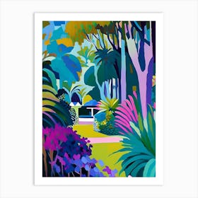 Keirunga Gardens, 1, New Zealand Abstract Still Life Art Print