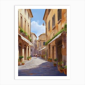 Street In Italy 1 Art Print