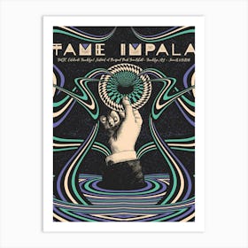 Jiaor Classic Music Poster Tame Impala Canvas Art Print