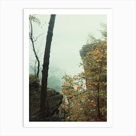 Cliffs In Autumn Art Print