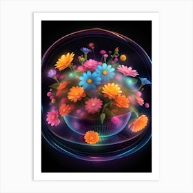 Flowers In A Vase 17 Art Print