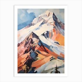 Mount Hayes Usa 1 Mountain Painting Art Print