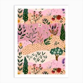 Flowering Garden Art Print