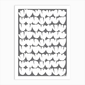 Tulips Print Cracked Pepper Art Print